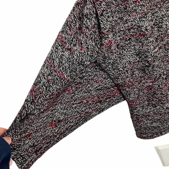 J. Jill sweater asymmetrical wool cashmere blend - Picture 3 of 6